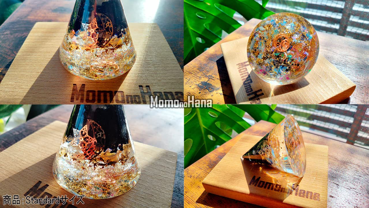 Amazon.co.jp: Momo no Hana オルゴナイト ピラミッド 水晶 天然石